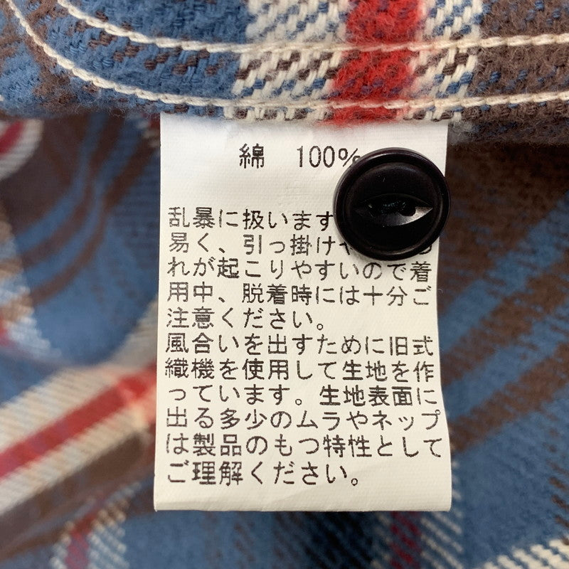 【中古品】【メンズ】 UES ウエス HEAVY FLANNEL SHIRT ヘビーフランネルシャツ チェック 長袖 145-261019-as-05-izu サイズ：1 カラー：マルチカラー 万代Net店