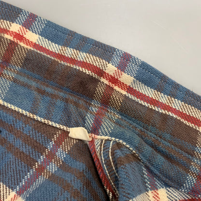 【中古品】【メンズ】 UES ウエス HEAVY FLANNEL SHIRT ヘビーフランネルシャツ チェック 長袖 145-261019-as-05-izu サイズ：1 カラー：マルチカラー 万代Net店