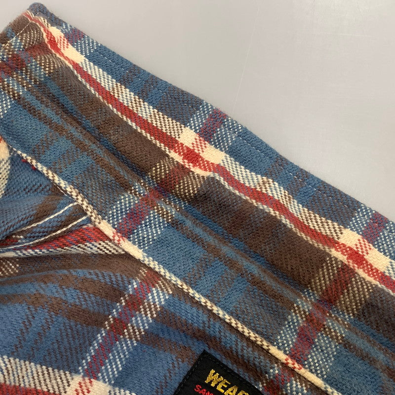 【中古品】【メンズ】 UES ウエス HEAVY FLANNEL SHIRT ヘビーフランネルシャツ チェック 長袖 145-261019-as-05-izu サイズ：1 カラー：マルチカラー 万代Net店