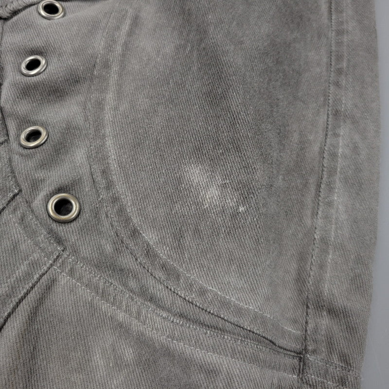 【中古品】【メンズ】 PERSONSOUL パーソンソウル WIDE DENIM PANTS ワイドデニムパンツ 153-261010-as-29-izu サイズ：XL カラー：ライトグレー 万代Net店