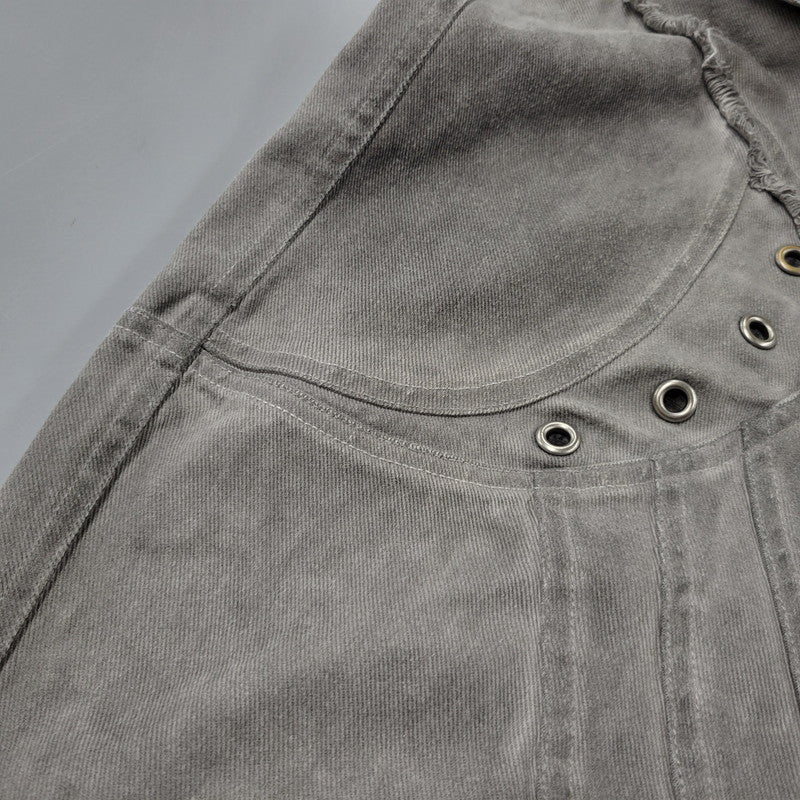 【中古品】【メンズ】 PERSONSOUL パーソンソウル WIDE DENIM PANTS ワイドデニムパンツ 153-261010-as-29-izu サイズ：XL カラー：ライトグレー 万代Net店