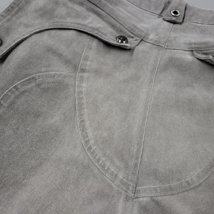 【中古品】【メンズ】 PERSONSOUL パーソンソウル WIDE DENIM PANTS ワイドデニムパンツ 153-261010-as-29-izu サイズ：XL カラー：ライトグレー 万代Net店