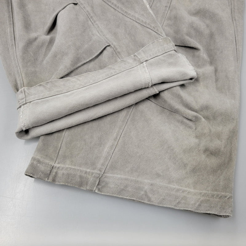 【中古品】【メンズ】 PERSONSOUL パーソンソウル WIDE DENIM PANTS ワイドデニムパンツ 153-261010-as-29-izu サイズ：XL カラー：ライトグレー 万代Net店