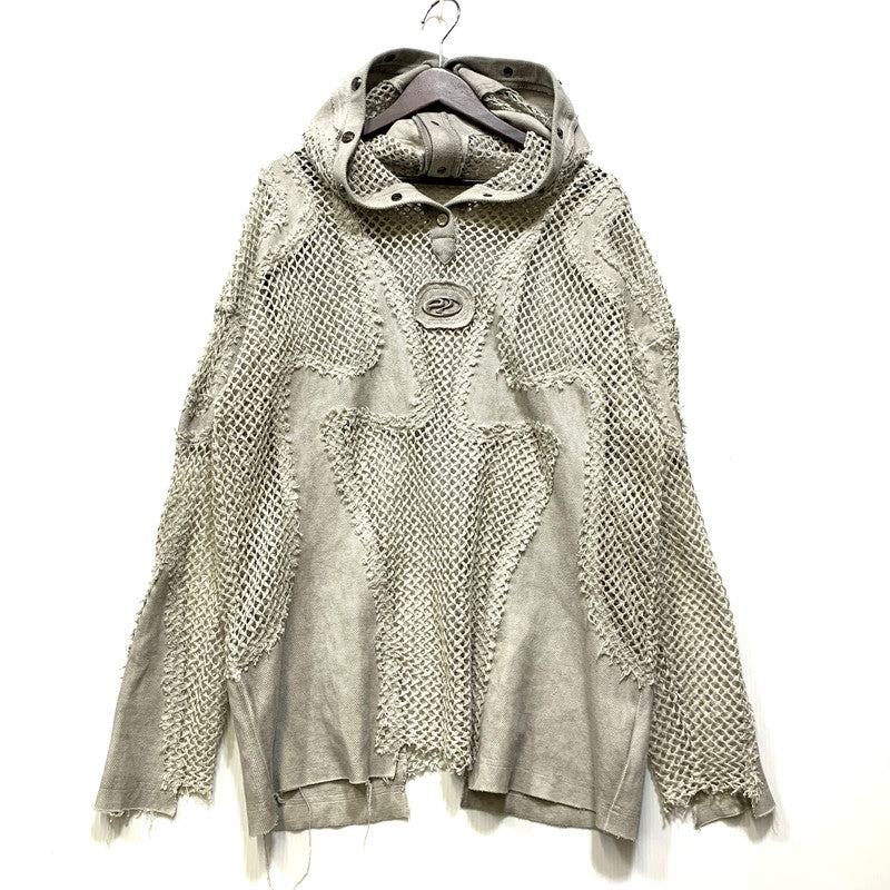 【中古品】【メンズ】 PERSONSOUL パーソンソウル MESH HOODIE メッシュ フーディ トップス 142-261011-sm-03-izu サイズ：XL カラー：グレー 万代Net店