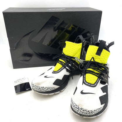 【中古品】【メンズ】 NIKE ナイキ × ACRONYM アクロニウム AH7832-100 AIR PRESTO MID エア プレスト ミッド シューズ スニーカー 靴 160-261018-ms-23-izu サイズ：28ｃｍ カラー：WHITE BLACK DYNAMIC YELLOW 万代Net店