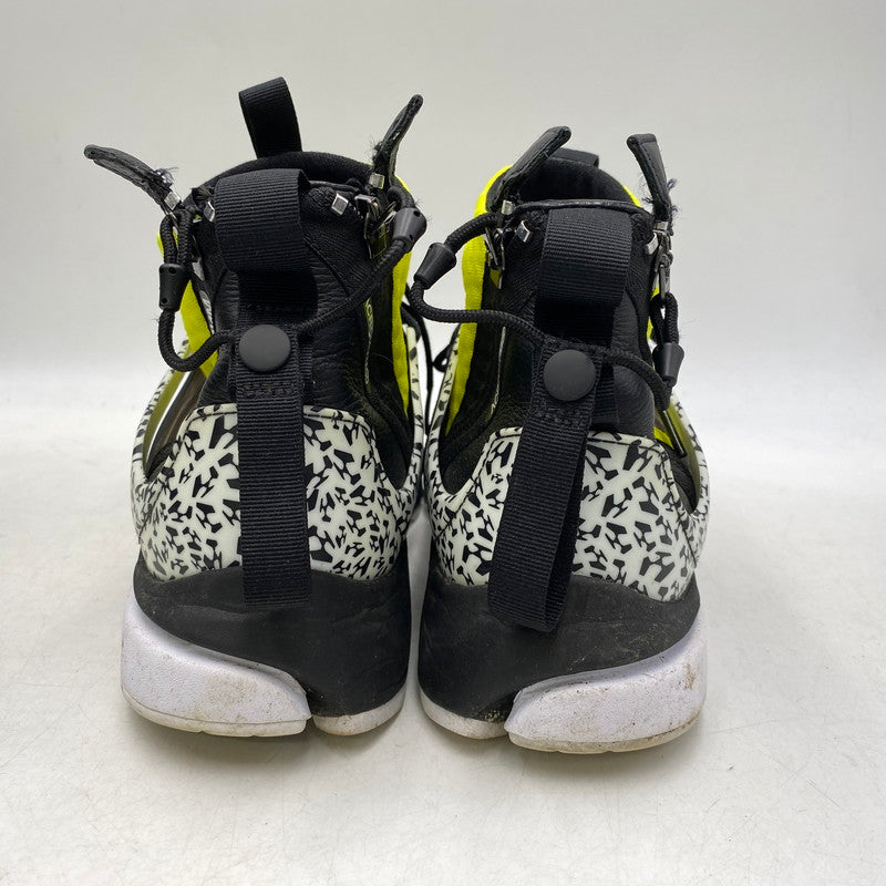 【中古品】【メンズ】 NIKE ナイキ × ACRONYM アクロニウム AH7832-100 AIR PRESTO MID エア プレスト ミッド シューズ スニーカー 靴 160-261018-ms-23-izu サイズ：28ｃｍ カラー：WHITE BLACK DYNAMIC YELLOW 万代Net店