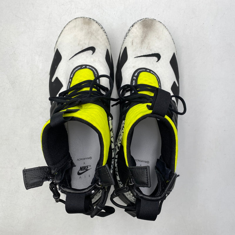 【中古品】【メンズ】 NIKE ナイキ × ACRONYM アクロニウム AH7832-100 AIR PRESTO MID エア プレスト ミッド シューズ スニーカー 靴 160-261018-ms-23-izu サイズ：28ｃｍ カラー：WHITE BLACK DYNAMIC YELLOW 万代Net店