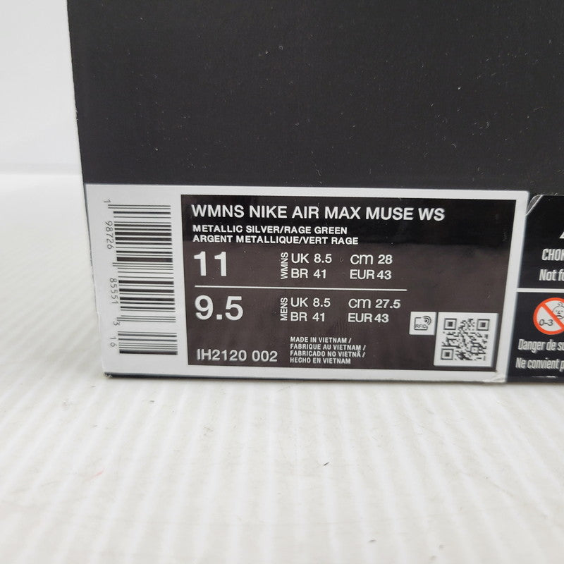 【中古品】【メンズ】 NIKE ナイキ × WINDOWSEN ウィンドウセン WMNS AIR MAX MUSE WS IH2120-002 ウィメンズ エアマックス ミューズ WS スニーカー 靴 160-261010-as-06-izu サイズ：28cm カラー：METALLIC SILVER/RAGE GREEN 万代Net店