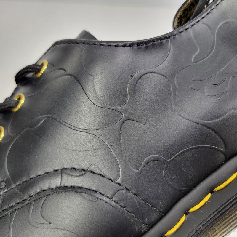 【中古美品】【メンズ】 Dr.Martens ドクターマーチン × A BATHING APE アベイシングエイプ BAPE PETRI SHOE シューズ 靴 164-261010-as-02-izu サイズ：UK7 カラー：ブラック 万代Net店