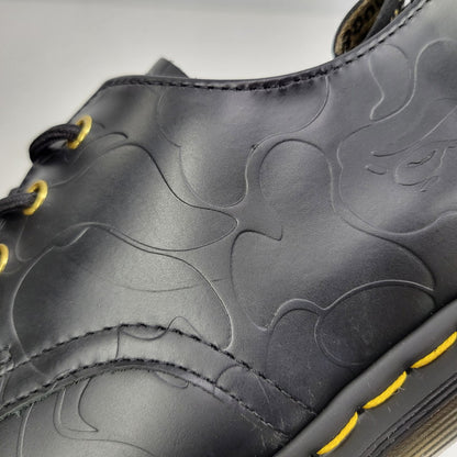 【中古美品】【メンズ】 Dr.Martens ドクターマーチン × A BATHING APE アベイシングエイプ BAPE PETRI SHOE シューズ 靴 164-261010-as-02-izu サイズ：UK7 カラー：ブラック 万代Net店