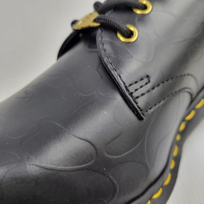 【中古美品】【メンズ】 Dr.Martens ドクターマーチン × A BATHING APE アベイシングエイプ BAPE PETRI SHOE シューズ 靴 164-261010-as-02-izu サイズ：UK7 カラー：ブラック 万代Net店