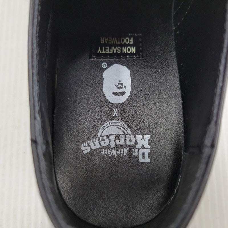 【中古美品】【メンズ】 Dr.Martens ドクターマーチン × A BATHING APE アベイシングエイプ BAPE PETRI SHOE シューズ 靴 164-261010-as-02-izu サイズ：UK7 カラー：ブラック 万代Net店