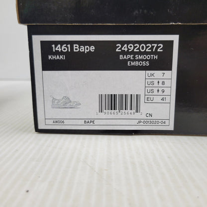 【中古品】【メンズ】 Dr.Martens ドクターマーチン × A BATHING APE アベイシングエイプ BAPE PETRI SHOE シューズ 靴 164-261010-as-03-izu サイズ：UK7 カラー：カーキ 万代Net店