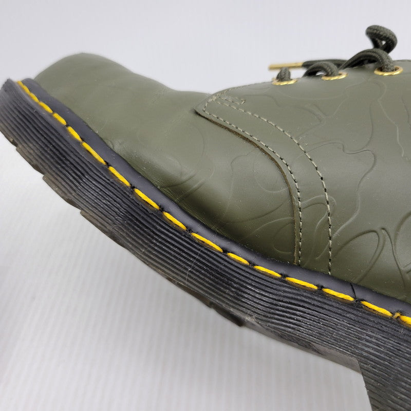 【中古品】【メンズ】 Dr.Martens ドクターマーチン × A BATHING APE アベイシングエイプ BAPE PETRI SHOE シューズ 靴 164-261010-as-03-izu サイズ：UK7 カラー：カーキ 万代Net店