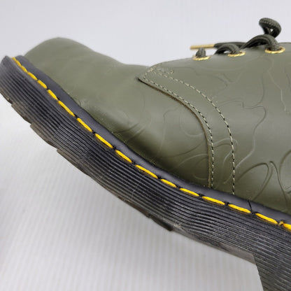 【中古品】【メンズ】 Dr.Martens ドクターマーチン × A BATHING APE アベイシングエイプ BAPE PETRI SHOE シューズ 靴 164-261010-as-03-izu サイズ：UK7 カラー：カーキ 万代Net店