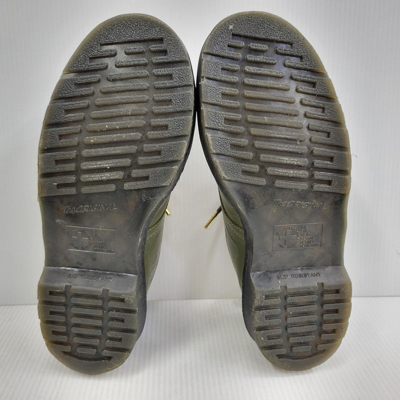 【中古品】【メンズ】 Dr.Martens ドクターマーチン × A BATHING APE アベイシングエイプ BAPE PETRI SHOE シューズ 靴 164-261010-as-03-izu サイズ：UK7 カラー：カーキ 万代Net店