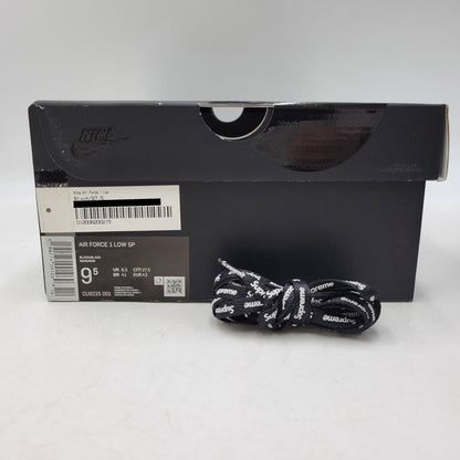【中古品】【メンズ】 NIKE ナイキ × SUPREME シュプリーム AIR FORCE 1 LOW SP CU9225-001 エアフォース 1 ロー SP スニーカー 靴 160-261010-as-20-izu サイズ：27.5cm カラー：BLACK/BLACK 万代Net店