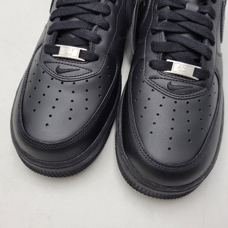 【中古品】【メンズ】 NIKE ナイキ × SUPREME シュプリーム AIR FORCE 1 LOW SP CU9225-001 エアフォース 1 ロー SP スニーカー 靴 160-261010-as-20-izu サイズ：27.5cm カラー：BLACK/BLACK 万代Net店
