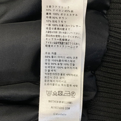 【中古品】【メンズ】 1017 ALYX 9SM アリクス FLIGHT BOMBER JACKET フライト ボンバー ジャケット アウター 141-261011-sm-01-izu サイズ：L カラー：ブラック 万代Net店