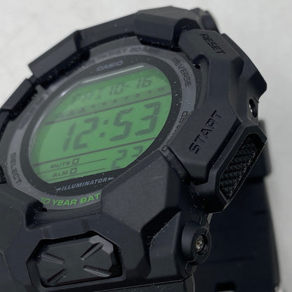 【中古品】【メンズ/レディース】 G-SHOCK ジーショック GD-010BEG DIGITAL WATCH デジタル ウォッチ 腕時計 時計 196-261017-cs-16-izu サイズ：54.9 × 51.9 × 16.1 mm カラー：ブラック×グリーン 万代Net店