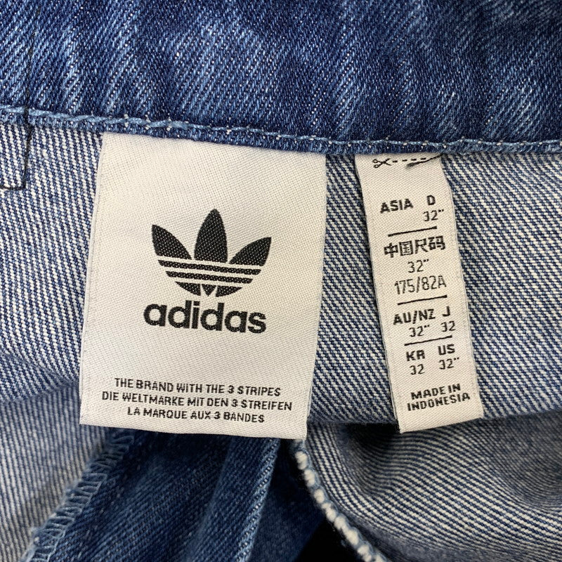 【中古品】【メンズ】 ADIDAS アディダス JC6234 DENIM FIREBIRD PANTS デニム ファイヤーバードパンツ ボトムス 159-261016-kh-01-izu サイズ：32 カラー：インディゴ 万代Net店