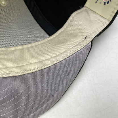 【中古品】【メンズ/レディース】 NEW ERA ニューエラ×ESSENTIALS エッセンシャルズ 59FIFTY LOGO CAP ロゴ キャップ 帽子 185-261017-cs-18-izu サイズ：7 1/4 カラー：ブラック×クリーム 万代Net店