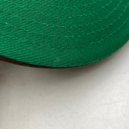 【中古品】【メンズ/レディース】 NEW ERA ニューエラ×UNION ユニオン 59FIFTY U HALO LOGO CAP ロゴ キャップ 帽子 185-261017-cs-17-izu サイズ：7 3/8 カラー：ブラウン 万代Net店