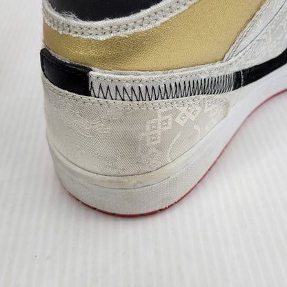 【中古品】【メンズ】 NIKE ナイキ × CLOT クロット AIR JORDAN 1 MID SE FRLS GC CU2804-100 エア ジョーダン 1 ミッド SE フィアレス GC スニーカー 靴 160-261010-as-10-izu サイズ：26.5cm カラー：WHITE/BLACK-WHITE 万代Net店