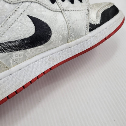 【中古品】【メンズ】 NIKE ナイキ × CLOT クロット AIR JORDAN 1 MID SE FRLS GC CU2804-100 エア ジョーダン 1 ミッド SE フィアレス GC スニーカー 靴 160-261010-as-10-izu サイズ：26.5cm カラー：WHITE/BLACK-WHITE 万代Net店