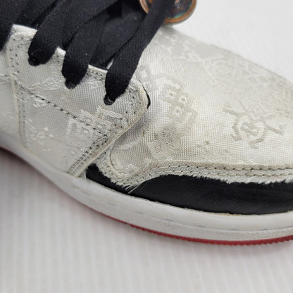 【中古品】【メンズ】 NIKE ナイキ × CLOT クロット AIR JORDAN 1 MID SE FRLS GC CU2804-100 エア ジョーダン 1 ミッド SE フィアレス GC スニーカー 靴 160-261010-as-10-izu サイズ：26.5cm カラー：WHITE/BLACK-WHITE 万代Net店