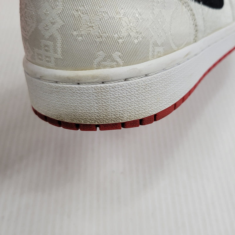【中古品】【メンズ】 NIKE ナイキ × CLOT クロット AIR JORDAN 1 MID SE FRLS GC CU2804-100 エア ジョーダン 1 ミッド SE フィアレス GC スニーカー 靴 160-261010-as-10-izu サイズ：26.5cm カラー：WHITE/BLACK-WHITE 万代Net店