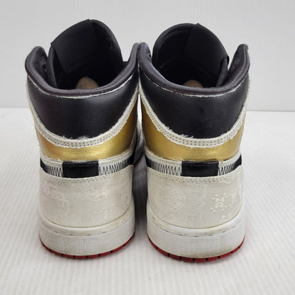 【中古品】【メンズ】 NIKE ナイキ × CLOT クロット AIR JORDAN 1 MID SE FRLS GC CU2804-100 エア ジョーダン 1 ミッド SE フィアレス GC スニーカー 靴 160-261010-as-10-izu サイズ：26.5cm カラー：WHITE/BLACK-WHITE 万代Net店