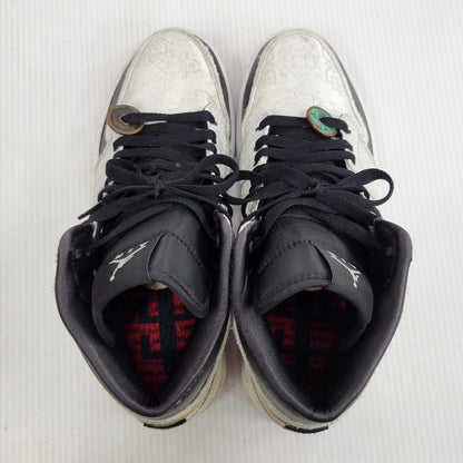 【中古品】【メンズ】 NIKE ナイキ × CLOT クロット AIR JORDAN 1 MID SE FRLS GC CU2804-100 エア ジョーダン 1 ミッド SE フィアレス GC スニーカー 靴 160-261010-as-10-izu サイズ：26.5cm カラー：WHITE/BLACK-WHITE 万代Net店