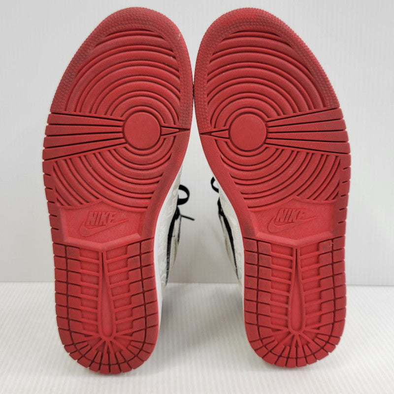 【中古品】【メンズ】 NIKE ナイキ × CLOT クロット AIR JORDAN 1 MID SE FRLS GC CU2804-100 エア ジョーダン 1 ミッド SE フィアレス GC スニーカー 靴 160-261010-as-10-izu サイズ：26.5cm カラー：WHITE/BLACK-WHITE 万代Net店