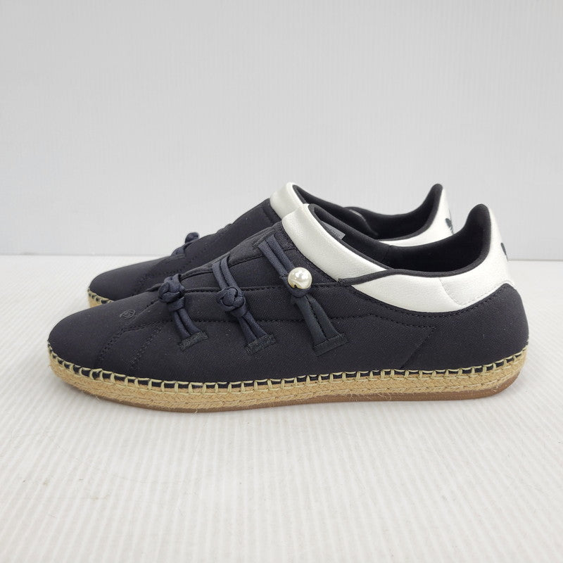 【中古品】【メンズ】 adidas アディダス × CLOT クロット QI FLOW BY EDISON CHEN JQ4053 QI フロー バイ エディソンチェン スニーカー シューズ 靴 161-261010-as-11-izu サイズ：26.5cm カラー：CBLACK/FTWWHT/CBLACK 万代Net店