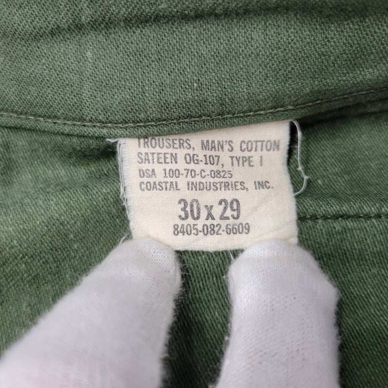 【中古品】【メンズ】 U.S.ARMY ユーエスアーミー BAKER PANTS DSA100-70-C-0825 ベイカーパンツ 157-261010-as-28-izu サイズ：30×29 カラー：オリーブ 万代Net店