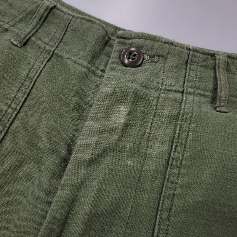 【中古品】【メンズ】 U.S.ARMY ユーエスアーミー BAKER PANTS DSA100-70-C-0825 ベイカーパンツ 157-261010-as-28-izu サイズ：30×29 カラー：オリーブ 万代Net店