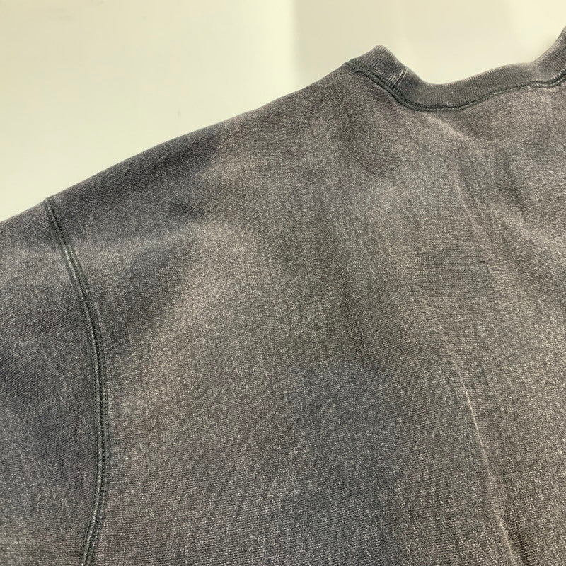 【中古品】【メンズ】 SUPREME シュプリーム WASHED BOX LOGO CREWNECK ウォッシュド ボックス ロゴ クルーネック トップス 長袖 149-261011-sm-07-izu サイズ：XL カラー：ブラック 万代Net店