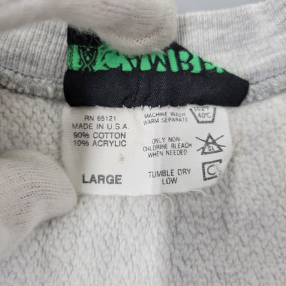 【中古品】【メンズ】 CAMBER キャンバー PLYMOUTH SALEM SWEATSHIRT スウェット USA製 プリント 長袖 トップス 146-261015-ay-09-izu サイズ：L カラー：グレー 万代Net店