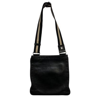 【中古品】【メンズ/レディース】 BALLY バリー SHOULDER BAG ショルダー バッグ カバン 188-261020-yn-03-izu カラー：ブラック 万代Net店