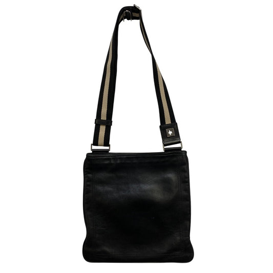 【中古品】【メンズ/レディース】 BALLY バリー SHOULDER BAG ショルダー バッグ カバン 188-261020-yn-03-izu カラー：ブラック 万代Net店