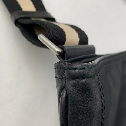 【中古品】【メンズ/レディース】 BALLY バリー SHOULDER BAG ショルダー バッグ カバン 188-261020-yn-03-izu カラー：ブラック 万代Net店