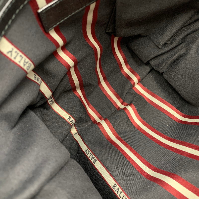【中古品】【メンズ/レディース】 BALLY バリー SHOULDER BAG ショルダー バッグ カバン 188-261020-yn-03-izu カラー：ブラック 万代Net店