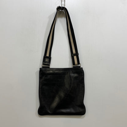 【中古品】【メンズ/レディース】 BALLY バリー SHOULDER BAG ショルダー バッグ カバン 188-261020-yn-03-izu カラー：ブラック 万代Net店