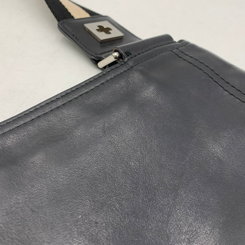 【中古品】【メンズ/レディース】 BALLY バリー SHOULDER BAG ショルダー バッグ カバン 188-261020-yn-03-izu カラー：ブラック 万代Net店