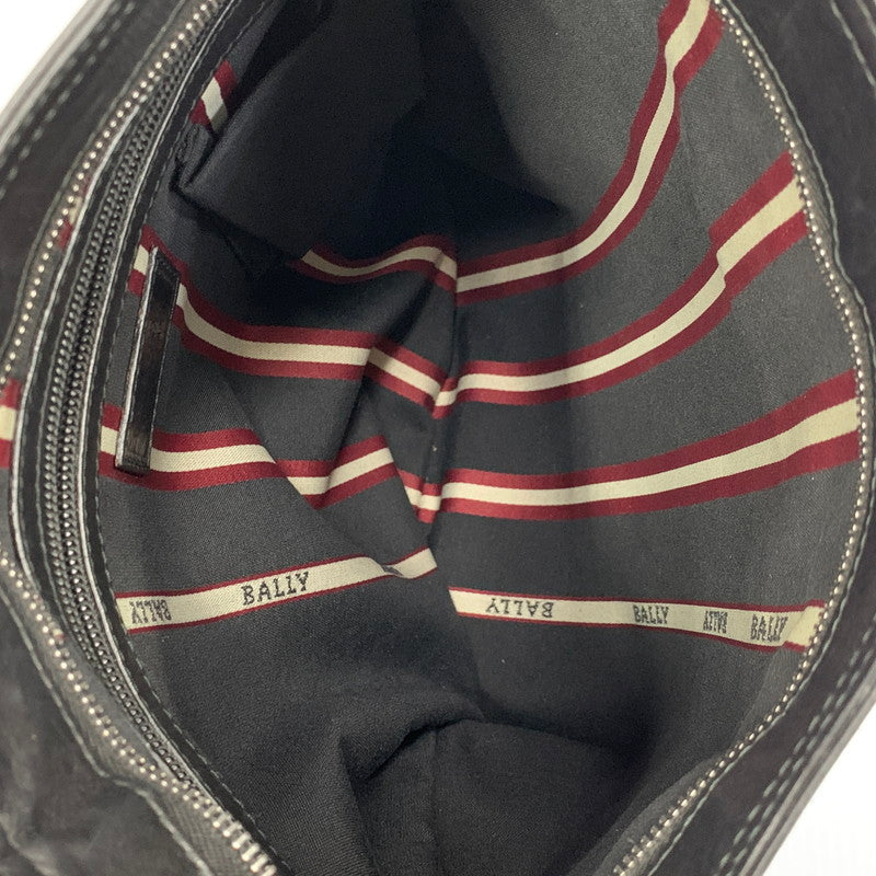 【中古品】【メンズ/レディース】 BALLY バリー SHOULDER BAG ショルダー バッグ カバン 188-261020-yn-03-izu カラー：ブラック 万代Net店
