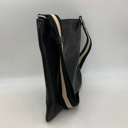 【中古品】【メンズ/レディース】 BALLY バリー SHOULDER BAG ショルダー バッグ カバン 188-261020-yn-03-izu カラー：ブラック 万代Net店