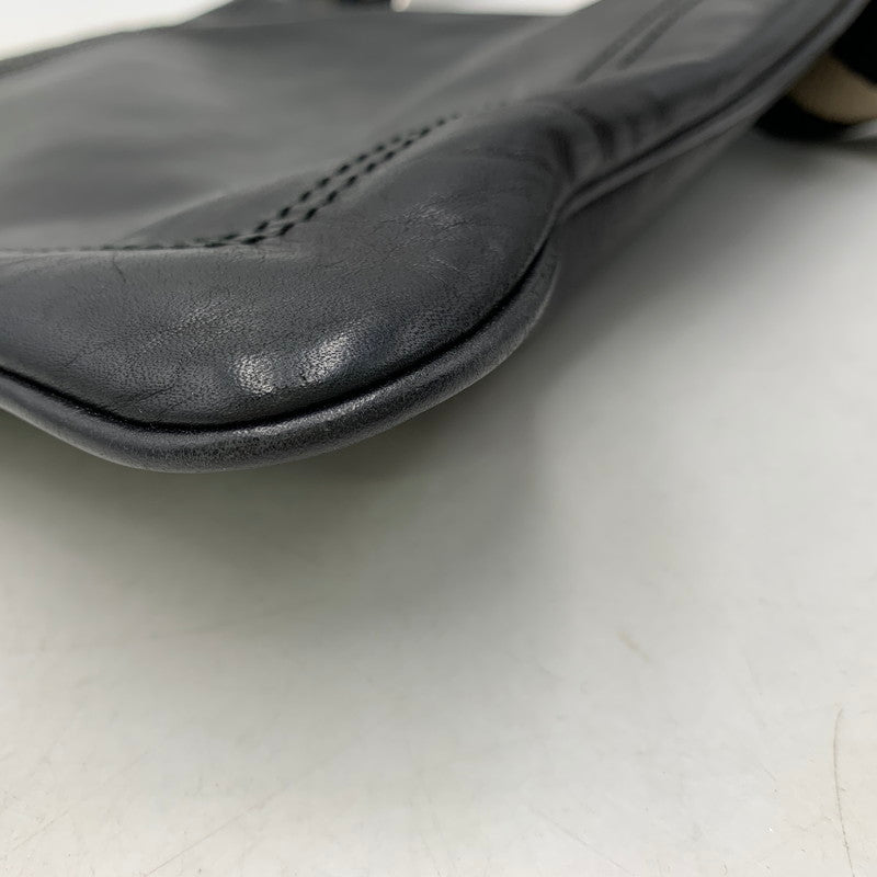 【中古品】【メンズ/レディース】 BALLY バリー SHOULDER BAG ショルダー バッグ カバン 188-261020-yn-03-izu カラー：ブラック 万代Net店