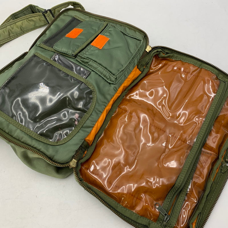 【現状渡し品】【メンズ/レディース】 PORTER ポーター TANKER SHOULDER BAG タンカー ショルダー バッグ カバン 188-261020-yn-02-izu カラー：オリーブ 万代Net店