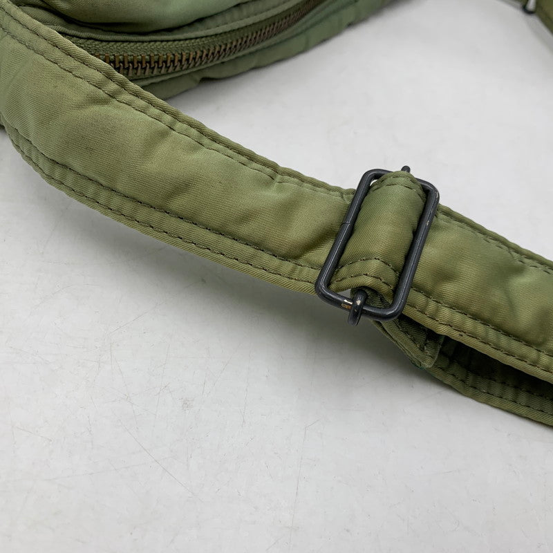 【現状渡し品】【メンズ/レディース】 PORTER ポーター TANKER SHOULDER BAG タンカー ショルダー バッグ カバン 188-261020-yn-02-izu カラー：オリーブ 万代Net店